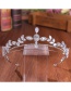 Fashion Silver Color Metal Inlaid Zirconium Geometric Crown