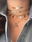 Fashion M 26 Letters Necklace With Copper Inlaid Color Zirconium