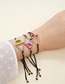 Fashion 12# Triangular Rice Bead Braided Drawstring Bracelet