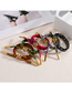 Fashion 5# Stainless Steel Multicolor Braided Alphabet Hand Rope