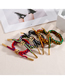 Fashion 8# Stainless Steel Multicolor Braided Alphabet Hand Rope