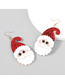 Fashion Santa Claus Alloy Santa Earrings