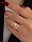 Fashion Gold Color Alloy Dinosaur Open Ring Set