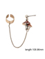 Fashion Pi Tishun Mushroom Tassel Chain Ear Bone Clip