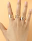 Fashion G Metal 26 Letters Open Ring