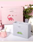 Fashion Pink Little Dinosaur Trumpet 19.5*14.5*8.5 Cartoon Print Gift Bag