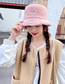 Fashion E-217hai Labeled Embroidered Lamb Velvet Basin Hat-beige Lamb Wool Letter Patch Fisherman Hat
