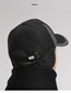 Fashion 172-s Leather Label Thickened Earguards-brown Woolen Labeled Baseball Cap