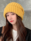 Fashion Yellow Wool Knitted Pile Hat