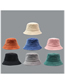 Fashion Beige Solid Color Corduroy Fisherman Hat