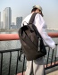 Fashion Gray Pendant With Letters Waterproof Multifunctional Large Capacity Backpack