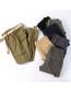 Fashion Armygreen Full Elastic Waist Multi-pocket Straight-leg Overalls