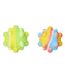 Fashion Second-generation Green And Yellow Silicone 3d Decompression Grip Ball