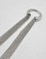 Fashion Silver Is About 43cm Long Metal Multi-layer Tassel Hair Accessory