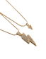 Fashion 0581ys+50cm Snake Bone Chain Copper Inlaid Zirconium Lightning Necklace