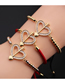 Fashion Cb00278cx+copper Bead Red String Copper Inlaid Zirconium Love Heart Red Rope Drawable Bracelet