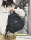 Fashion Black Nylon Belt Buckle Backpack
