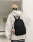 Fashion White Single Bag Nylon Large Capacity Backpack