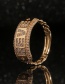 Fashion Love Letter Ring With Copper And Diamonds