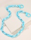 Fashion Pastel Plastic Geometric Chain Glasses Chain