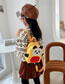 Fashion Yellow Nylon Cartoon Bear Kids Backpack