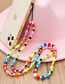 Fashion Color Color Rice Beads Beaded Round Eyes Mobile Phone Lanyard