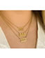 Fashion 999 Stainless Steel Digital Necklace