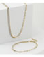 Fashion Necklace Stainless Steel Diamond Tennis Chain Necklace