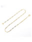Fashion Gold Stainless Steel Ot Buckle Paper Clip Chain Necklace