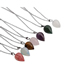 Fashion Nsn00318+o Child Chain Amethyst White Drop-shaped Necklace