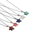 Fashion Nsn00302+o Sub-chain Crystal Star Necklace
