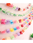 Fashion Love Section Three-dimensional 2.6m Colorful Paper Garland