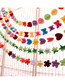 Fashion Love Section Three-dimensional 2.6m Colorful Paper Garland