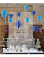 Fashion Golden Three-dimensional Snowflake (set Of 6) Christmas Three-dimensional Snowflake Pendant