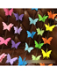 Fashion Gradient Green Butterfly 3 Meters Colorful Butterfly Three-dimensional Paper Garland