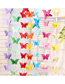 Fashion Gradient Pink Butterfly 3 Meters Colorful Butterfly Three-dimensional Paper Garland