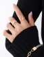 Fashion Steel Color Stainless Steel Shaped Open Ring