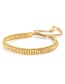 Fashion Package Price Mi-s210209 Rice Beads Braided Eyes Crystal Bracelet Set