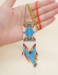 Fashion Color Rice Bead Woven Tassel Necklace