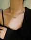 Fashion Gold Titanium Steel Double Ring Snake Bone Chain Necklace