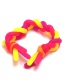 Fashion Pink Soft Rubber Noodle Vent Drawstring Toy