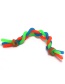 Fashion Green Soft Rubber Noodle Vent Drawstring Toy