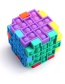 Fashion Single Piece (blue) Silicone Pressing Cube Toy