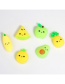 Fashion Yellow Radish Soft Plastic Simulation Fruit Pinch Toy