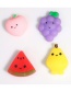 Fashion Yellow Radish Soft Plastic Simulation Fruit Pinch Toy