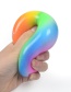 Fashion 9.0 Rainbow Ball Rainbow Flour Ball Slow Rebound Decompression Toy