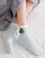 Fashion Grey Twisted Coral Fleece Snow Socks