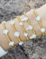 Fashion Smiley Shell Cross Love Five-pointed Star Rose Beaded Bracelet
