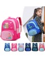 Fashion Pink Blue Nylon Cartoon Dinosaur Bear Print Backpack