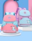 Fashion Pink And Blue Children's Cartoon Backpack
